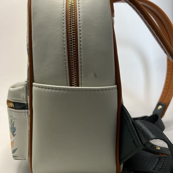 Loungefly Disney Snow White and the Seven Dwarfs Floral Mini Backpack Prince Bag - Picture 6 of 14